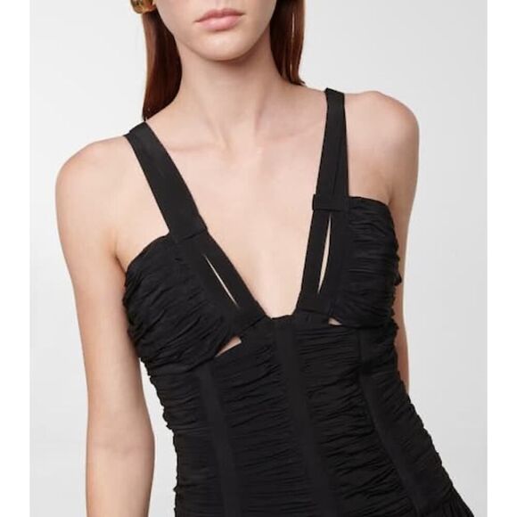 Ulla Johnson Anya silk Gown Noir US12 - Picture 6 of 13